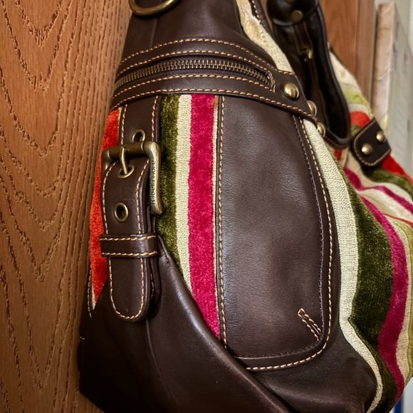 Vintage velvet Isabella Fiore bag - Picture 4 of 9